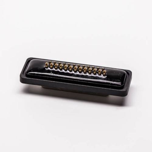 DB IP67 Rating Male 180° 25 Pin Machined Cable Connector Solder Type DB IP67 Rating Male 180° 25 Pin Machined Cable Connector Solder Type