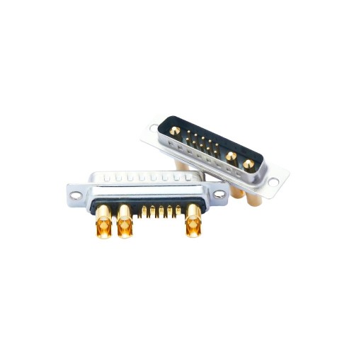 DB13W3 Male Straight Solder Type 10A 20A 30A 40A Gold Plated