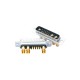 DB13W3 Male Straight Solder Type 10A 20A 30A 40A Gold Plated