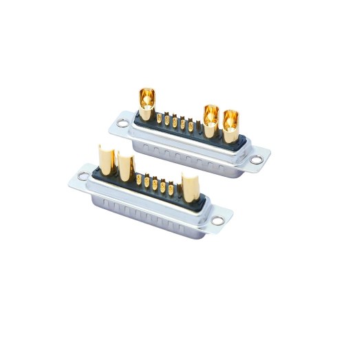 DB13W3 Male Straight Solder Type 10A 20A 30A 40A Gold Plated