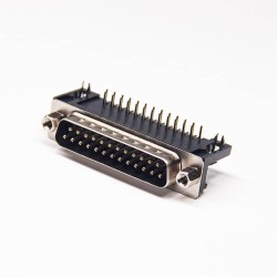 DB25 Connecteur Mâle Soudure Type 25 Broches 2 Rows 13 et 12 Nickel