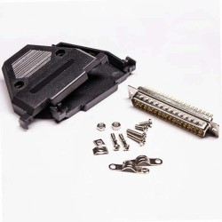 DB37 Male Solder Connector Machined Pin Cable Connector 20pcs