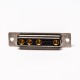 DB9 Female D SUB Solder Connector 9W4 Straight Staking Type For Cable Mount DB9 Female D SUB Solder Connector 9W4 Straight Staking Type For Cable Mount