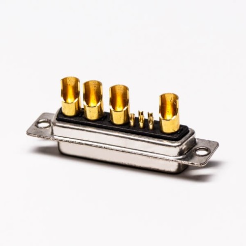 DB9 Female D SUB Solder Connector 9W4 Straight Staking Type For Cable Mount DB9 Female D SUB Solder Connector 9W4 Straight Staking Type For Cable Mount