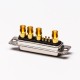 DB9 Female D SUB Solder Connector 9W4 Straight Staking Type For Cable Mount DB9 Female D SUB Solder Connector 9W4 Straight Staking Type For Cable Mount