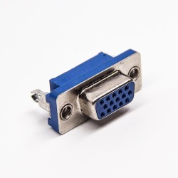 HD D SUB 15 Pin Female 180 Degree Staking Type Through Hole for PCB Mount 20pcs