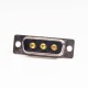 High Current D sub Connector 3W3 Straight Male Solder Type for Coaxial Cable High Current D sub Connector 3W3 Straight Male Solder Type for Coaxial Cable