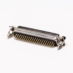 High Density D sub 62 Pin Male Straight Staking type Through Hole for PCB Mount