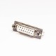 Machined Type Female 15 Pin DB Connector Staking Type Through Hole for PCB Mount Machined Type Female 15 Pin DB Connector Staking Type Through Hole for PCB Mount