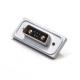 MixeD D sub Connector 7w2 IP67 Waterproof D-sub Aluminum Alloy D-sub 7W2 Male Solder Type Cable Mount Connector