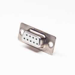 Rs232 9 pin D sub Standard Type Zinc Alloy D-sub 9 Pin Female Stamped Contact Board Mount Connector 20pcs