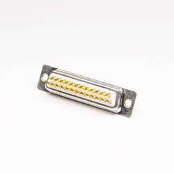 Solder Type 25 Pin D SUB Connector 180 Degree Solder Type for Cable