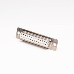Solder Type 25 Pin D SUB Connector 180 Degree Solder Type for Cable 20pcs