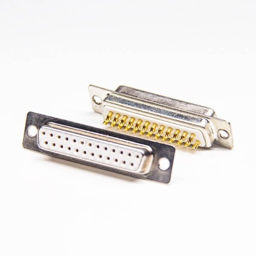 Solder Type 25 Pin D SUB Connector 180 Degree Solder Type for Cable Solder Type 25 Pin D SUB Connector 180 Degree Solder Type for Cable