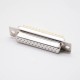 Solder Type 25 Pin D SUB Connector Standard Female Two Rows Straight Stamped Solder Type 25 Pin D SUB Connector Standard Female Two Rows Straight Stamped