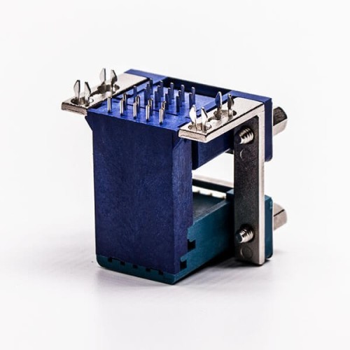 Stacked D sub Connector Jack and Plug 90 Degree Staking Type Stacked D sub Connector Jack and Plug 90 Degree Staking Type