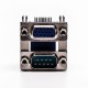 Stacked D sub Connector Jack and Plug 90 Degree Staking Type Stacked D sub Connector Jack and Plug 90 Degree Staking Type