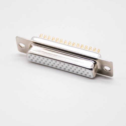 Standard D Sub Three Rows 44 Pin Stamped Straight Female Solder Cup D-type Connector Standard D Sub Three Rows 44 Pin Stamped Straight Female Solder Cup D-type Connector