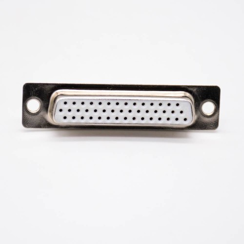 Standard D Sub Three Rows 44 Pin Stamped Straight Female Solder Cup D-type Connector Standard D Sub Three Rows 44 Pin Stamped Straight Female Solder Cup D-type Connector