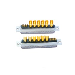 Straight DB13W6 High Current Male Solder Type 10A 20A 30A 40A