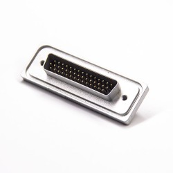 Sub D HD 44 IP67 Waterproof D-sub Aluminum Alloy D-sub 44 Pin Male Solder Type Cable Mount Connector