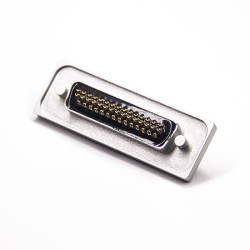 Sub D HD 44 IP67 Waterproof D-sub Aluminum Alloy D-sub 44 Pin Male Solder Type Cable Mount Connector