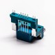 Top D Sub 9 Pin Solder Connector Male Grenn R/A Elevated Type for PCB Mount Top D Sub 9 Pin Solder Connector Male Grenn R/A Elevated Type for PCB Mount