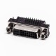 DVI Female Right Angled Connector Black for PCB Mount