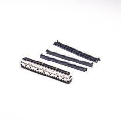 68 Pin SCSI Connector HPCN Male Straight Connector Prick Type for Cable
