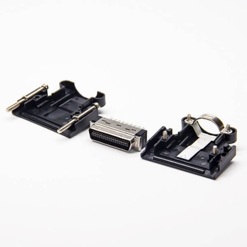 Screw Type 36 Pin SCSI Connector Plastic Shell Screw Solder Type for Cable Screw Type 36 Pin SCSI Connector Plastic Shell Screw Solder Type for Cable
