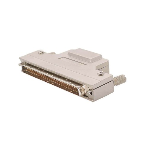 SCSI-2 HPDB 100Pin Male Connector Straight Soldering Type Screw Locks With Metal Shell SCSI-2 HPDB 100Pin Male Connector Straight Soldering Type Screw Locks With Metal Shell