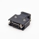 SCSI 20 Pin Male Black Plastic Shell Screw Type Solder