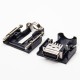SCSI 20 Pin Male Black Plastic Shell Screw Type Solder