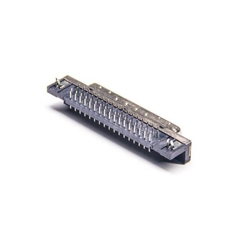 SCSI 68 Pin Adapter Female Angled Connector Through Hole for PCB Mount SCSI 68 Pin Adapter Female Angled Connector Through Hole for PCB Mount