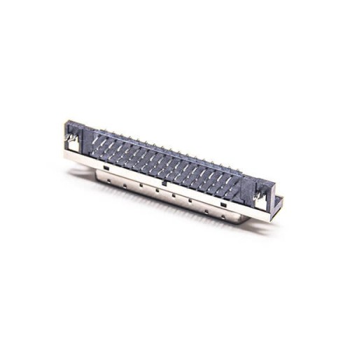 SCSI 68 Pin Adapter Female Angled Connector Through Hole for PCB Mount SCSI 68 Pin Adapter Female Angled Connector Through Hole for PCB Mount