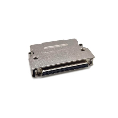 SCSI 68 Pin HPDB Type Female Connector Latch Lock Metal Shell 1.27mm Pitch IDC Type for Cable SCSI 68 Pin HPDB Type Female Connector Latch Lock Metal Shell 1.27mm Pitch IDC Type for Cable