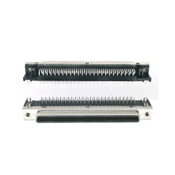 SCSI Connector 100pin CN Type Right Angled Female DIP Type PCB Mount