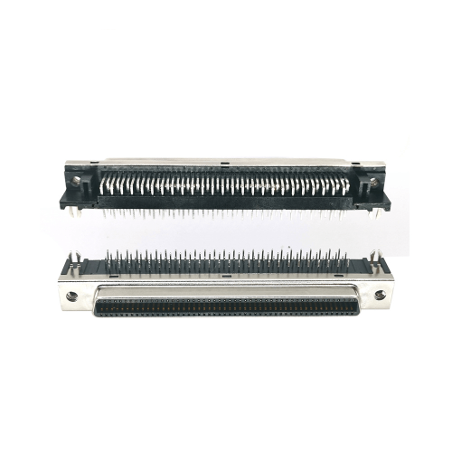 SCSI Connector 100pin CN Type Right Angled Female DIP Type PCB Mount SCSI Connector 100pin CN Type Right Angled Female DIP Type PCB Mount