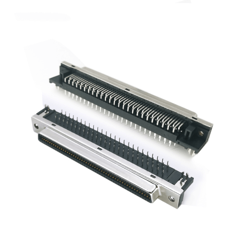 SCSI Connector 100pin CN Type Right Angled Female DIP Type PCB Mount SCSI Connector 100pin CN Type Right Angled Female DIP Type PCB Mount