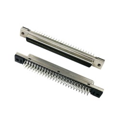 SCSI Connector 100pin CN Type Straight Female DIP Type PCB Mount