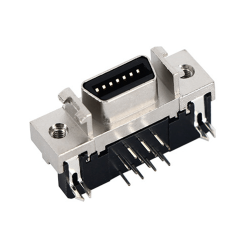 SCSI Connector 14pin CN Type Right Angled Female DIP Type PCB Mount