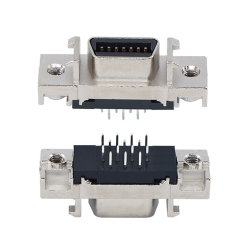 SCSI Connector 14pin CN Type Straight Female DIP Type PCB Mount