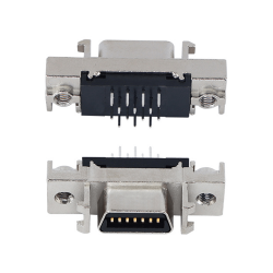 SCSI Connector 14pin CN Type Straight Female DIP Type PCB Mount