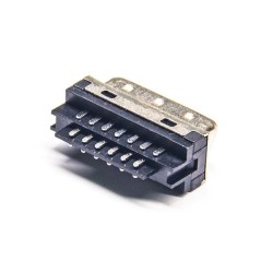 SCSI Connector 26 PIN HPDB Male Straight Solder Type for Cable
