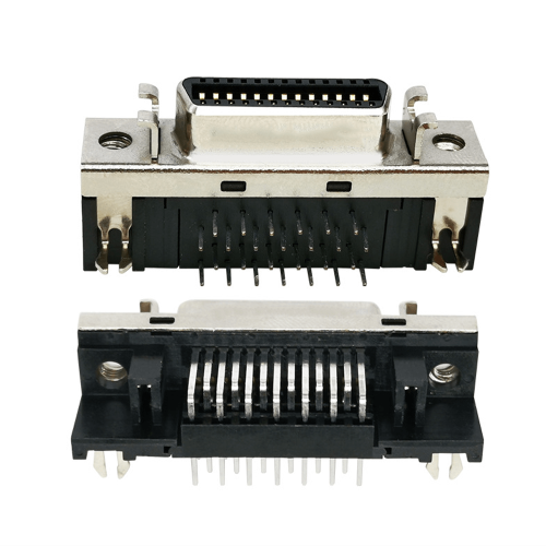 SCSI Connector 26pin CN Type Right Angled Female DIP Type PCB Mount SCSI Connector 26pin CN Type Right Angled Female DIP Type PCB Mount