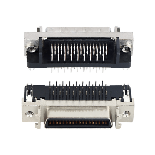 SCSI Connector 36pin CN Type Right Angled Female DIP Type PCB Mount SCSI Connector 36pin CN Type Right Angled Female DIP Type PCB Mount