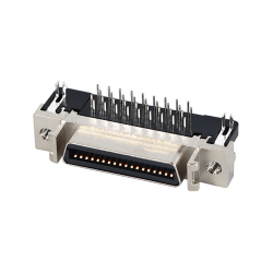 SCSI Connector 36pin CN Type Right Angled Female DIP Type PCB Mount