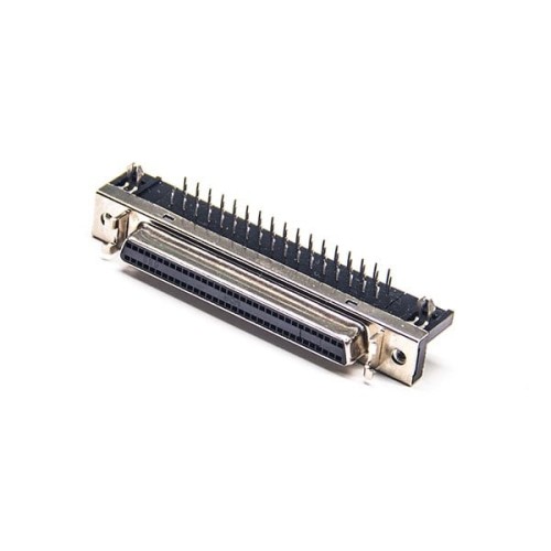SCSI Connector 68 PIN HPDB Female Right Angle DIP Type PCB Mount SCSI Connector 68 PIN HPDB Female Right Angle DIP Type PCB Mount