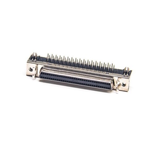 SCSI Connector 68 PIN HPDB Female Right Angle DIP Type PCB Mount SCSI Connector 68 PIN HPDB Female Right Angle DIP Type PCB Mount