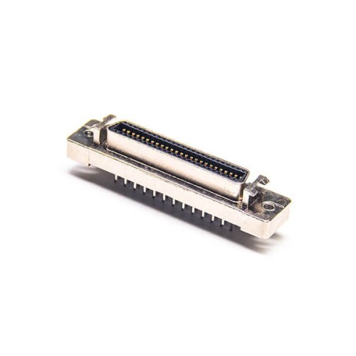 SCSI Connector HPCN 36 Pin Straight Female Through Hole Connector